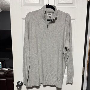 NWT Men’s Goodfellow Light Gray Zip-Up Sweater